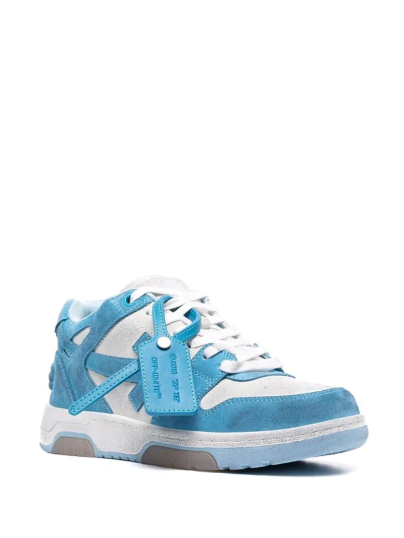 Off-White Out of Office Vintage Suede Trainers in Blue/White