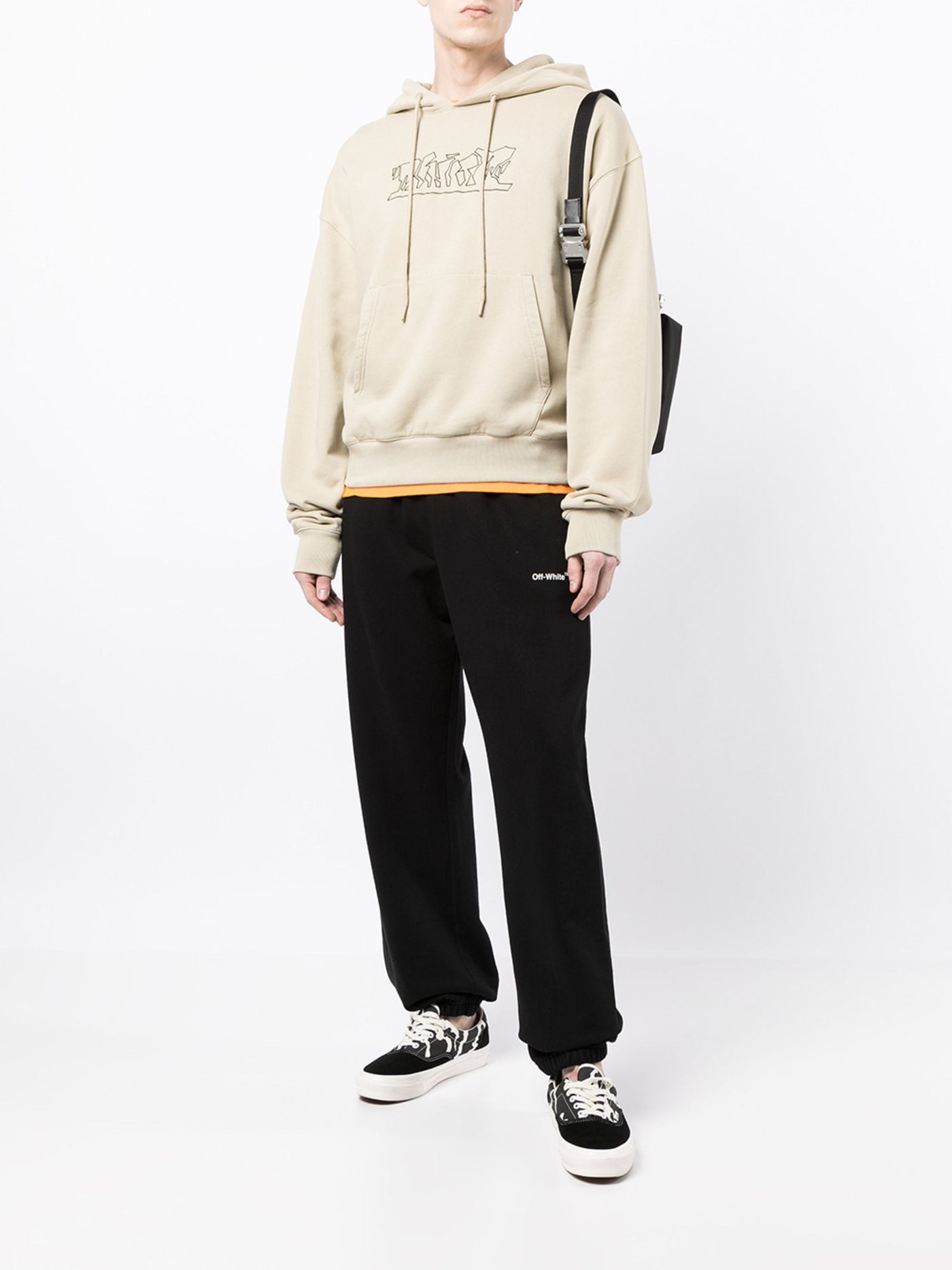 Off-White Figure of Speech Over Hoodie in Beige