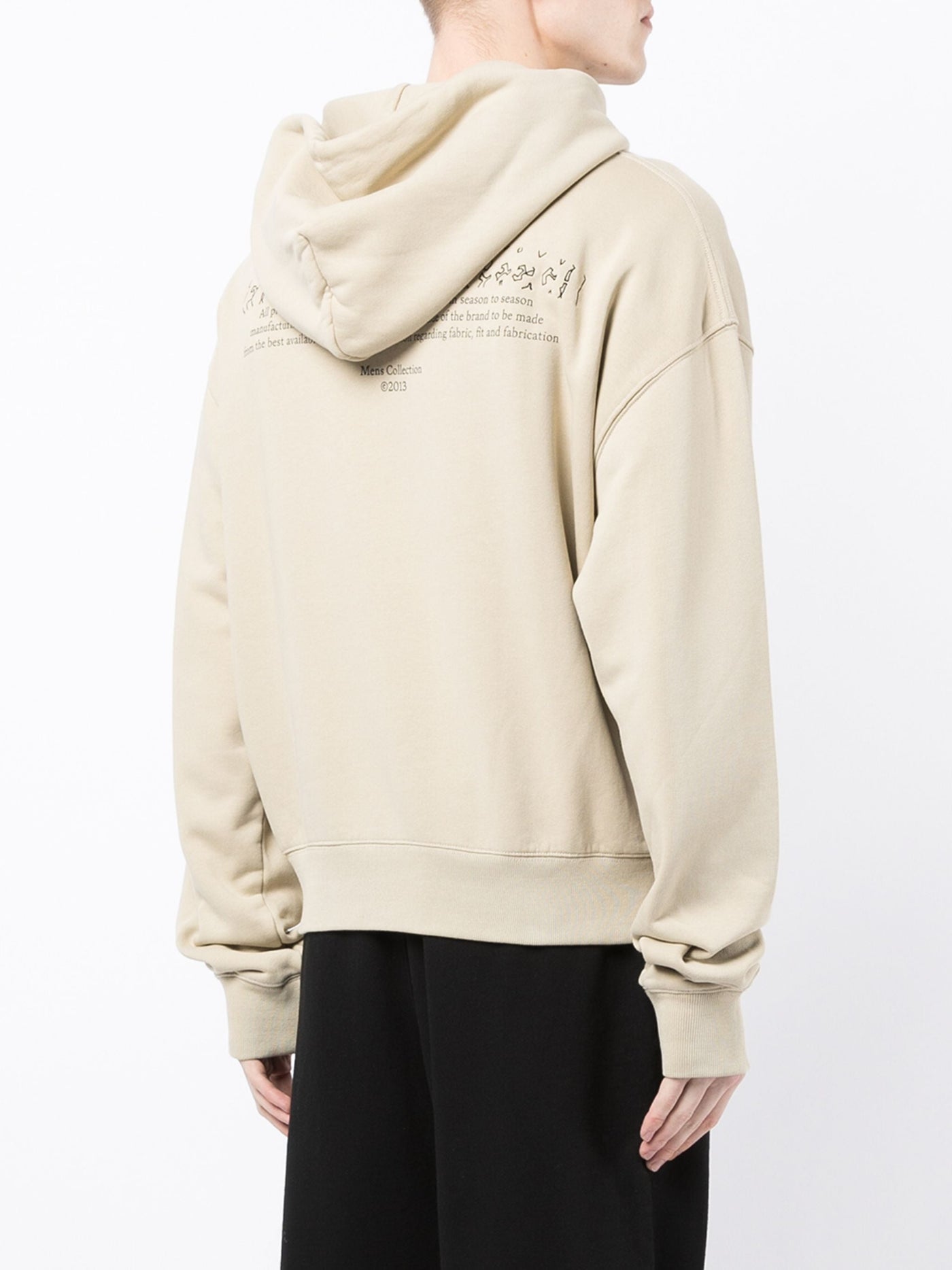 Off-White Figure of Speech Over Hoodie in Beige