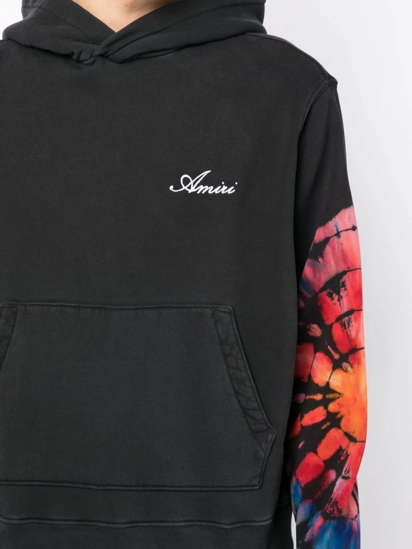 Amiri Spot Tie Dye Black Hoodie