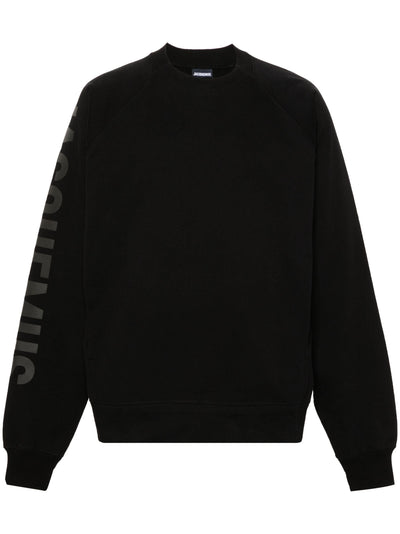 Jacquemus Le Typo Sweatshirt in Black