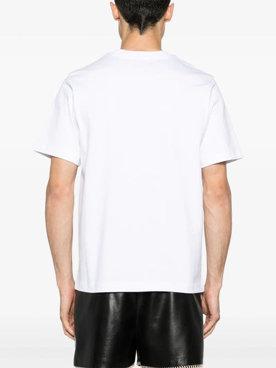 Casablanca Statue En Marbe Printed T-Shirt in White