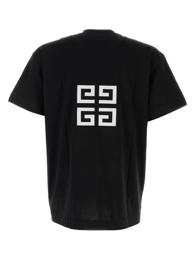 Givenchy 4G Embroidered Logo Printed Oversized T-Shirt in Black