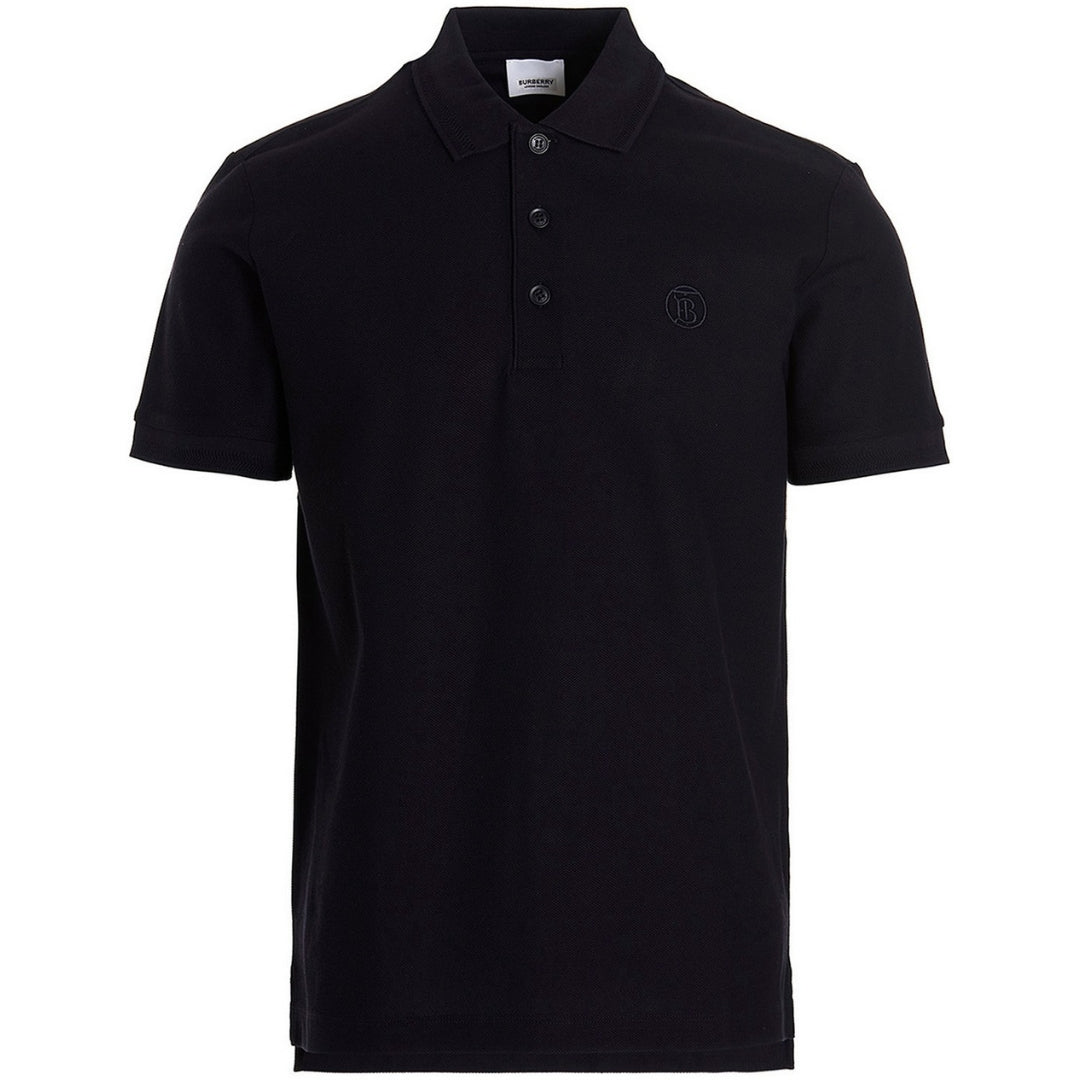 Burberry Branded Circle Logo Navy Polo Shirt