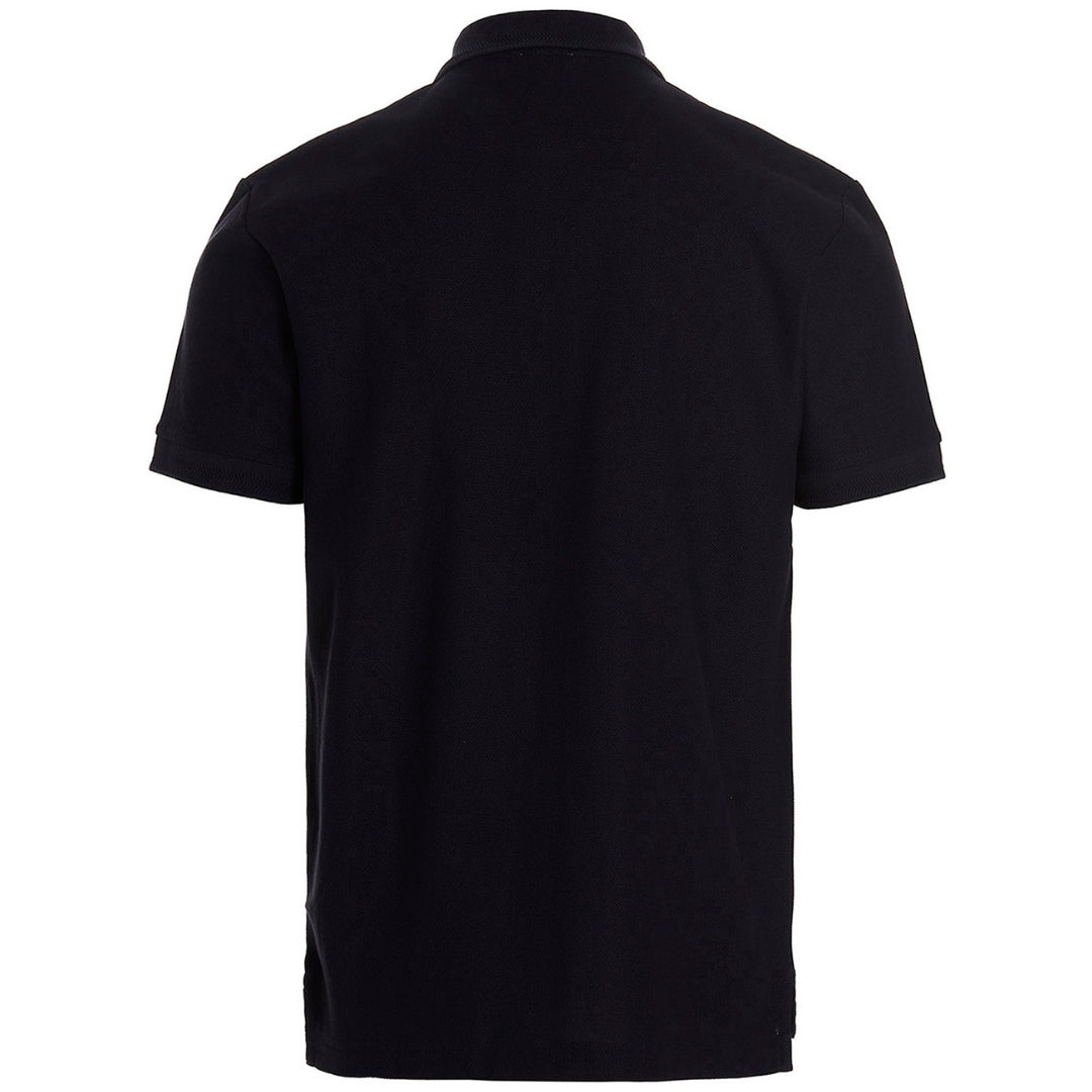 Burberry Branded Circle Logo Navy Polo Shirt