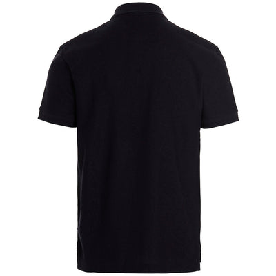 Burberry Branded Circle Logo Navy Polo Shirt