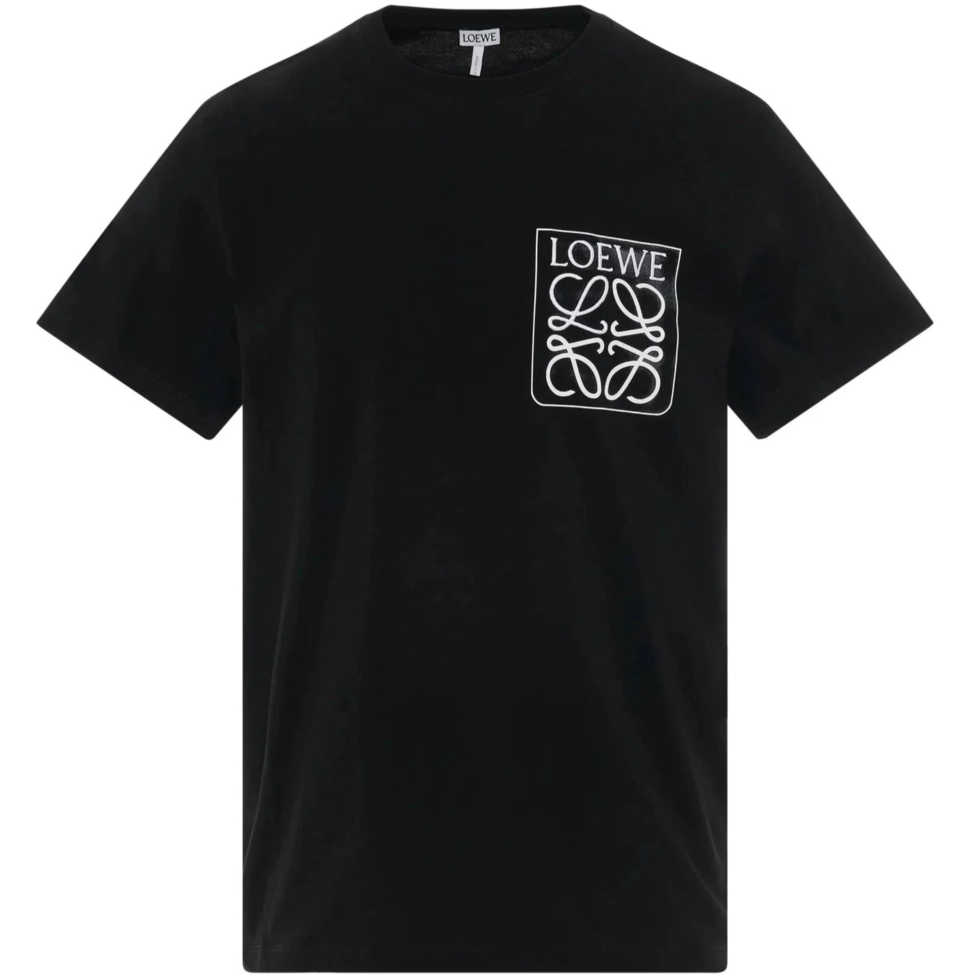 Loewe Anagram Fake Pocket T-Shirt in Black