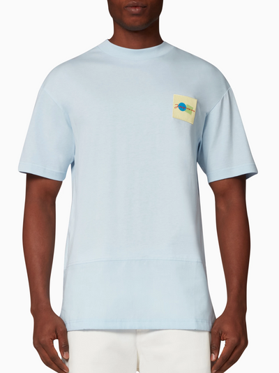 Jacquemus Noli Logo Patch T-Shirt in Blue