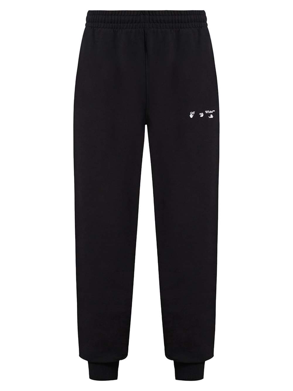 Off-White OW Logo Slim Cuffed Joggers in Black