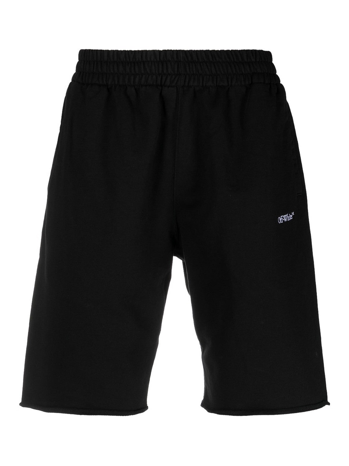 Off -White Scrubber Diag Shorts Black