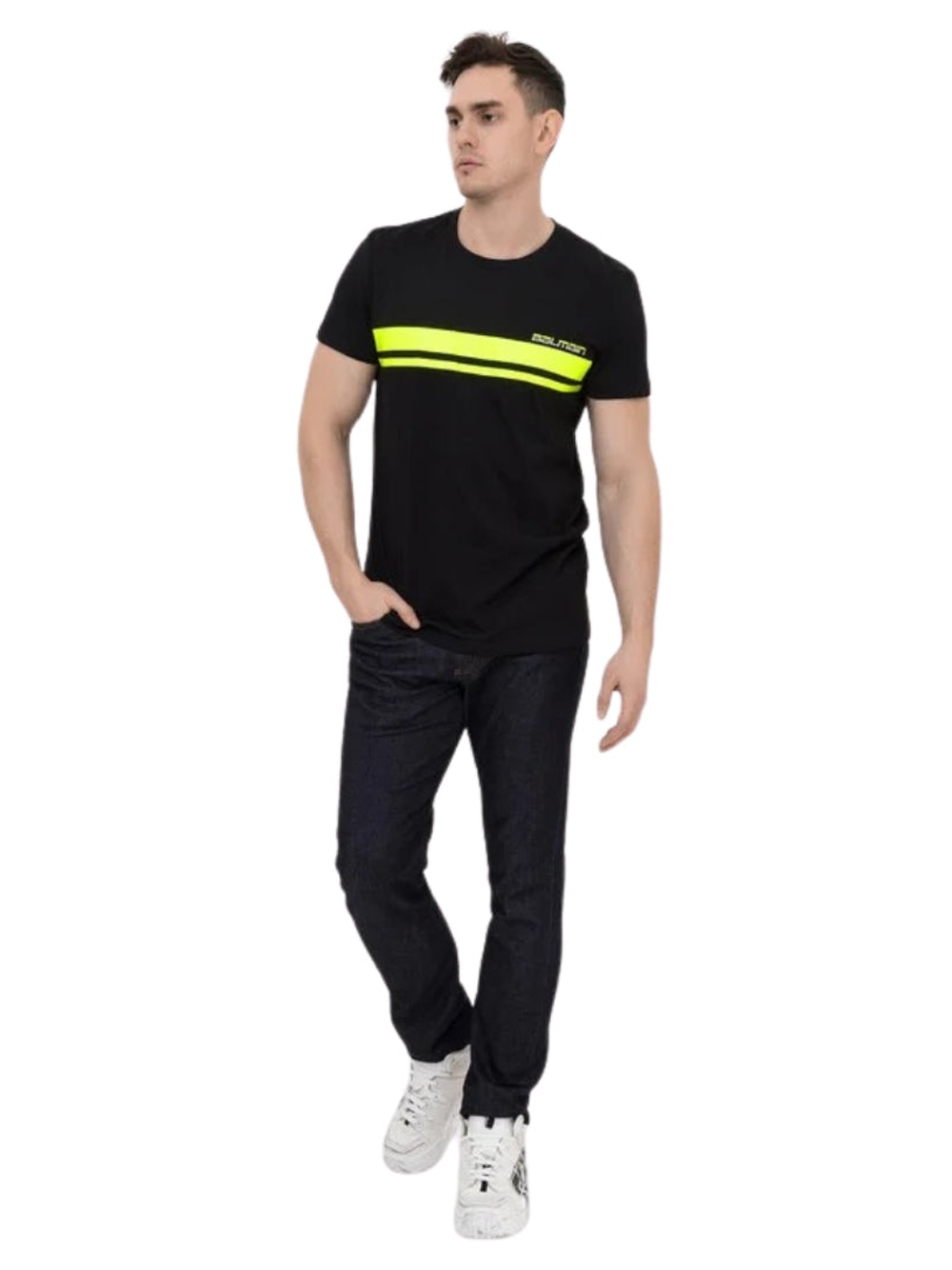 Balmain Neonogo Logo Black T-Shirt