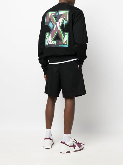 Off-White Neen Arrow Skate Black Sweatshirt