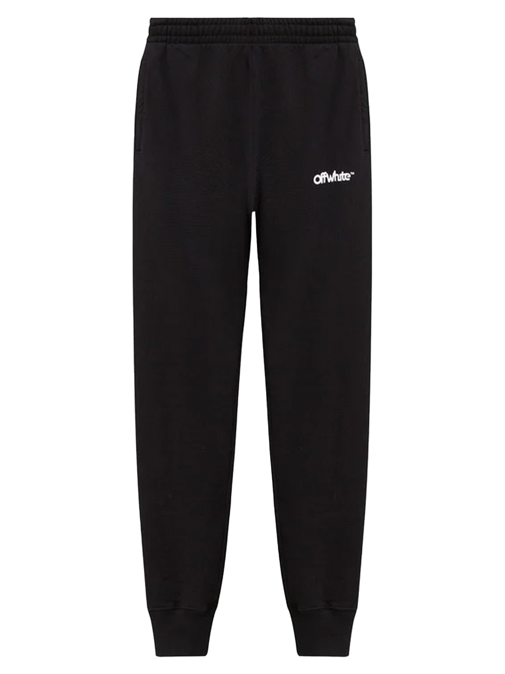 Off-White Chunky Logo Cuffed Joggers in Black