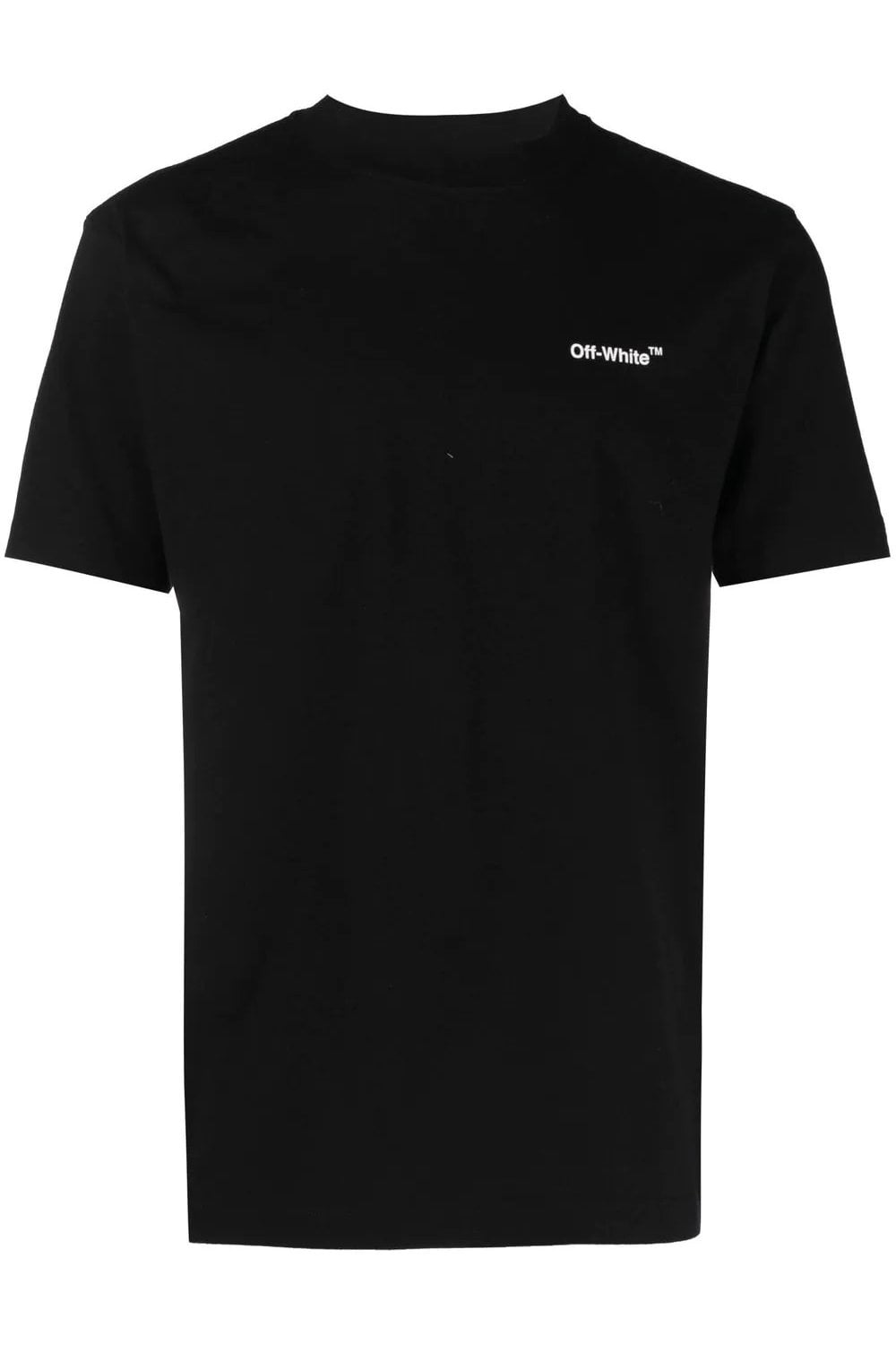 Off-White Chain Arrow Logo Printed T-Shirt in Black