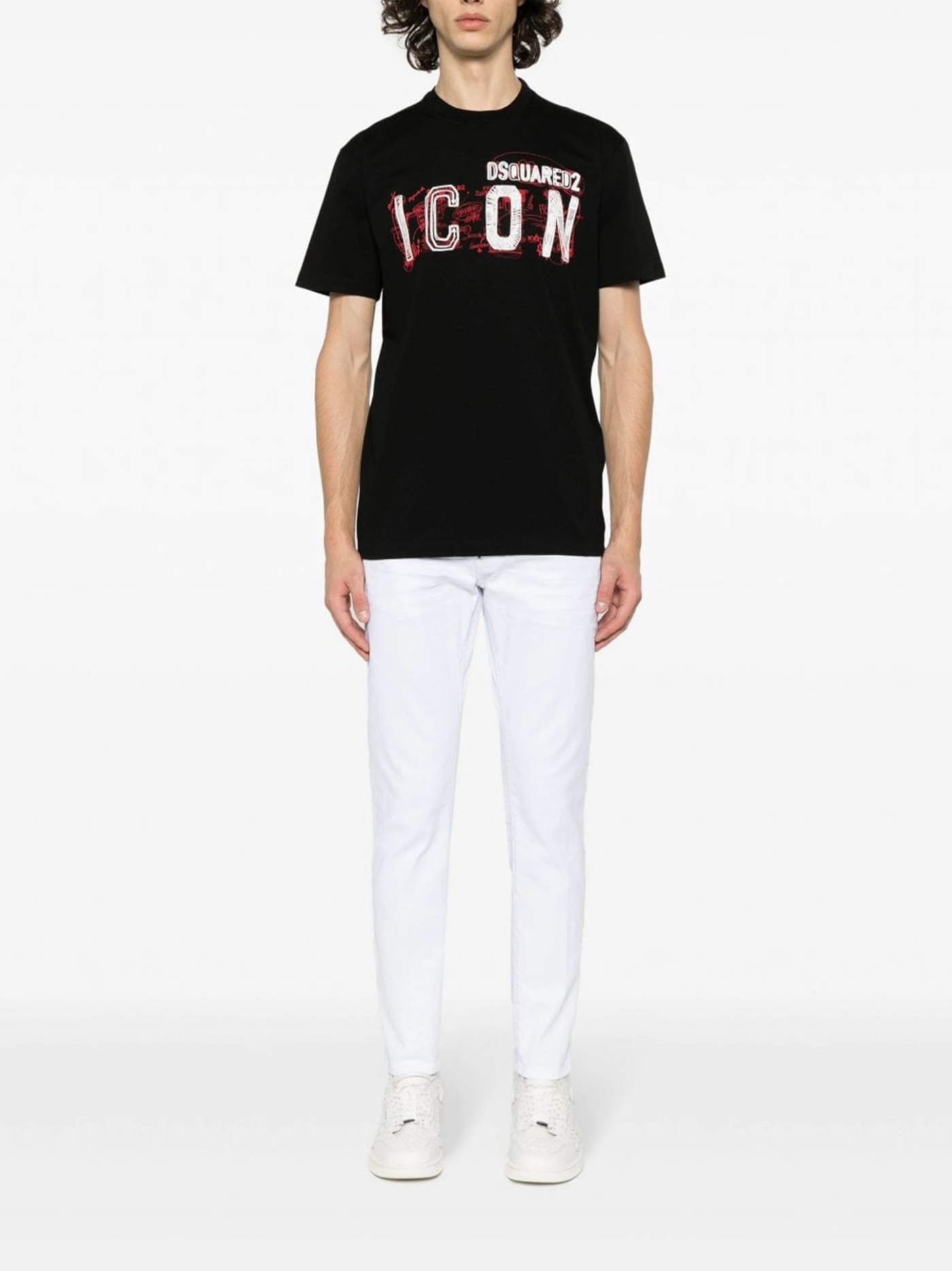 Dsquared2 Icon Scribble Black T-Shirt