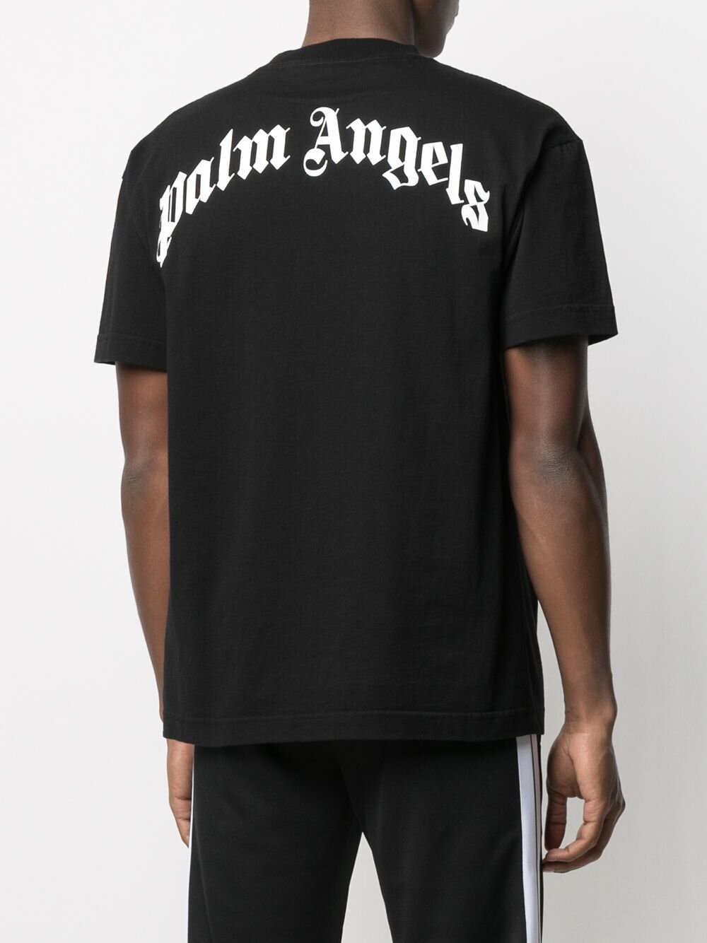 Palm Angels Teddy Bear Logo-Print T-shirt in Black