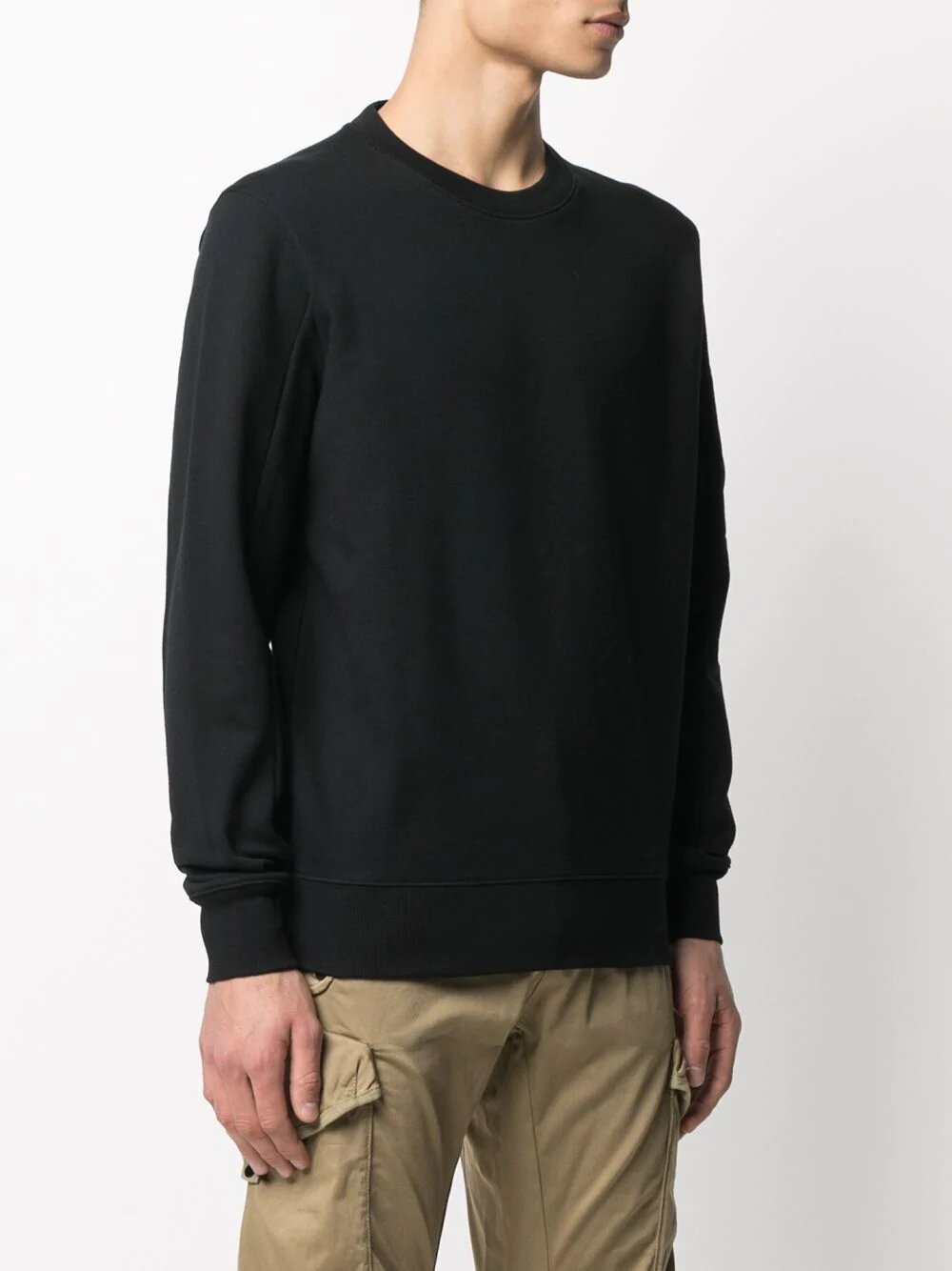 C.P. Company Cotton Crewneck Sweatshirt Black