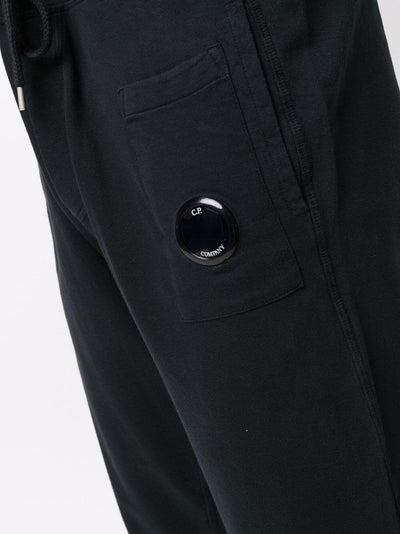 C.P. Company Logo Patch Hoodie & Joggers Tracksuit in Black