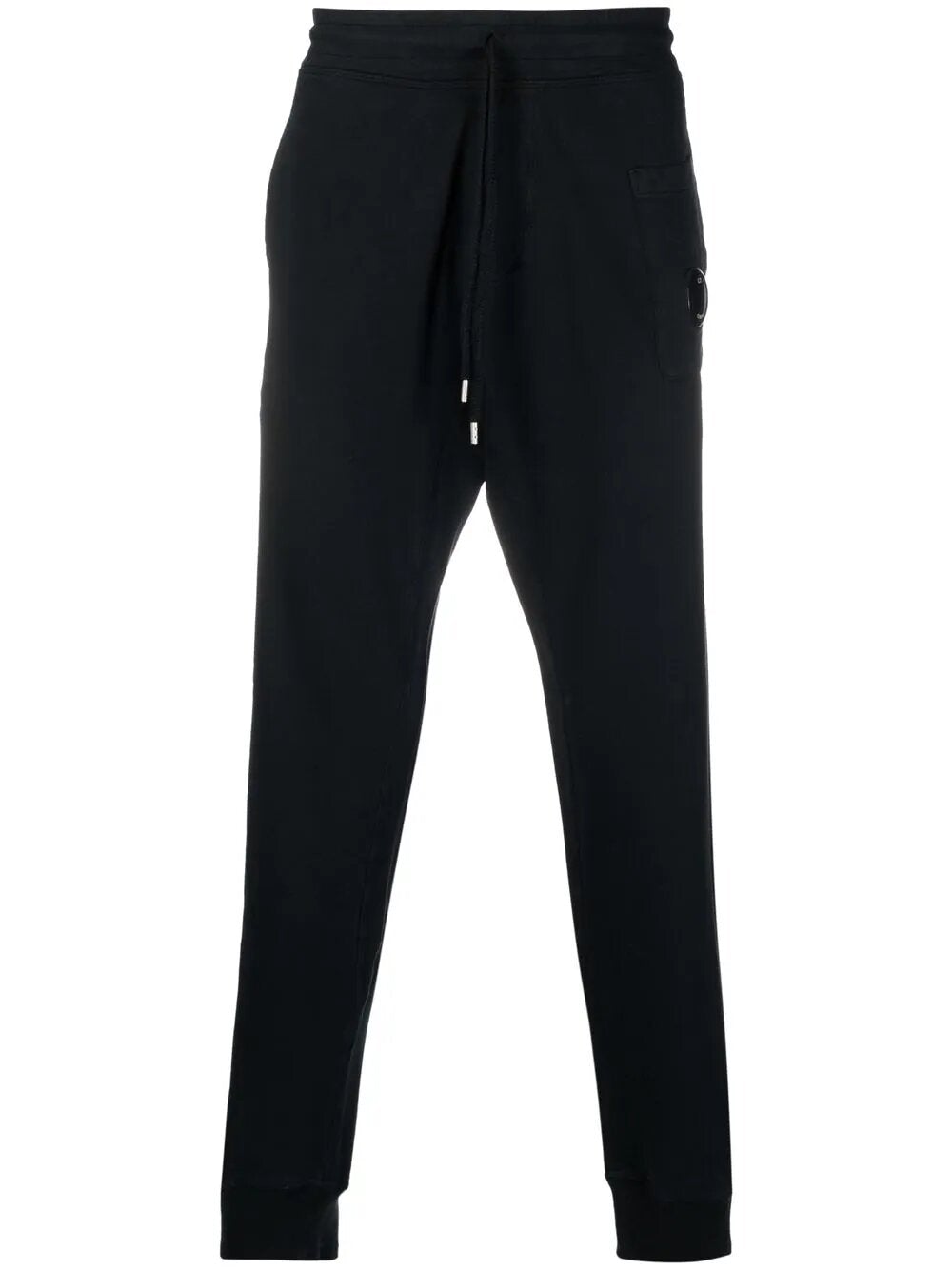 C.P. Company Logo Patch Hoodie & Joggers Tracksuit in Black