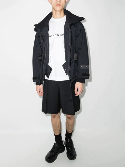 Givenchy Reverse Paris Logo Print T-Shirt in White