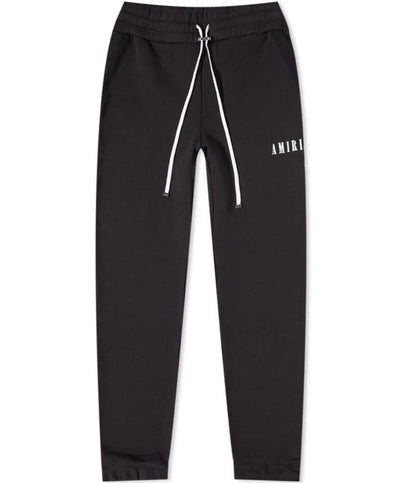Amiri Logo Printed Drawstring Track Pant Joggers Black