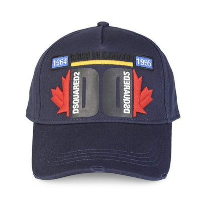 Dsquared2 DD Maple Leaf Baseball Cap in Navy