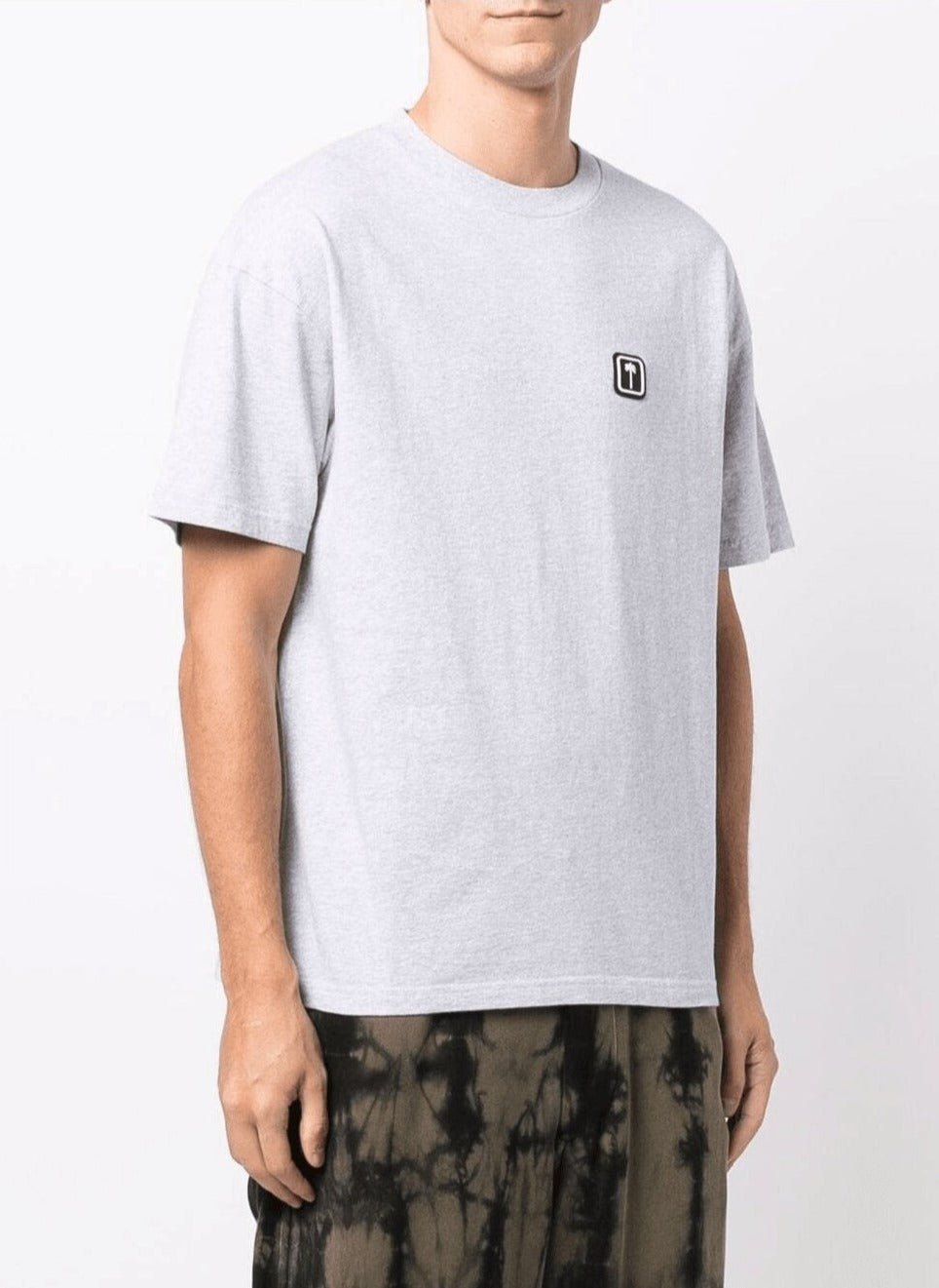 Palm Angels Grey PXP Palm Patch T-shirt
